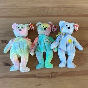 Ty Beanie Babies - Rainbow Bears